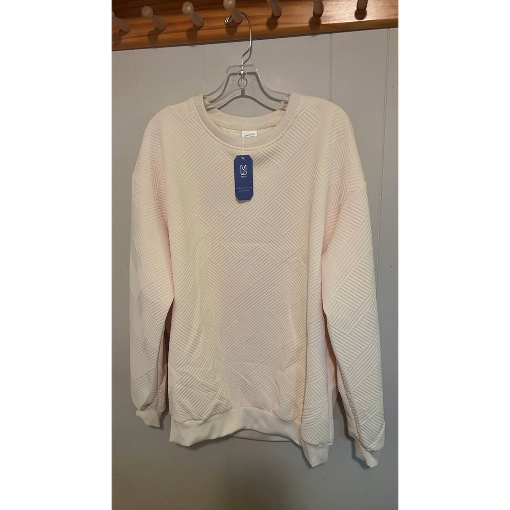 Mango Women's Textured Sweatshirt
